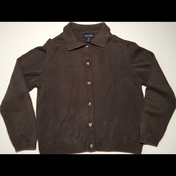 Lands End Womens Brown Sweater Sz XS B135 - Picture 2 of 6